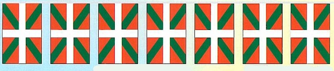 Bolsa Bandera Plástico Ikurriña