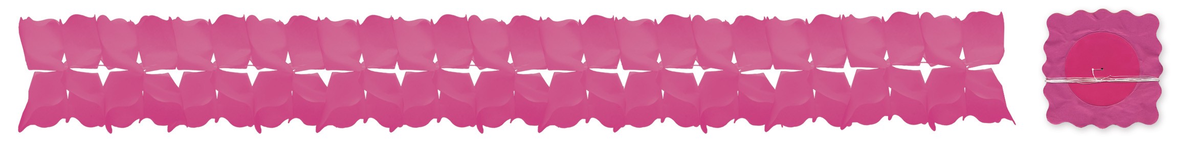 Guirnalda papel fucsia