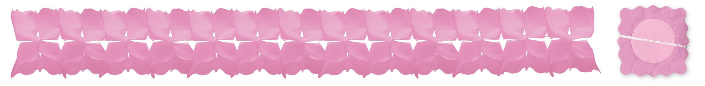 Guirnalda 19 cm. Rosa
