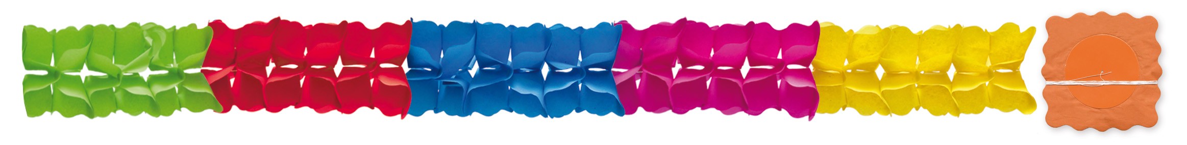 Guirnalda 19 cm. Multicolor