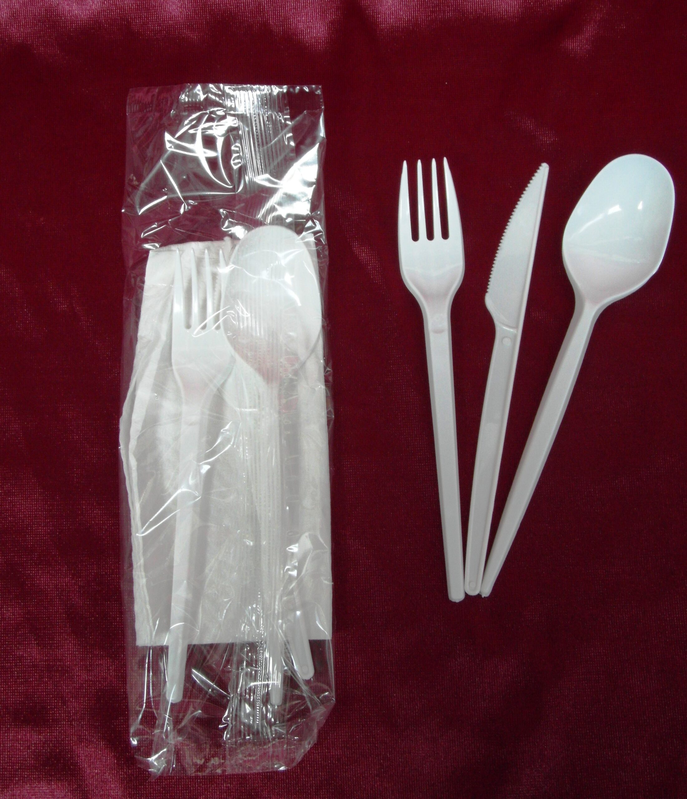 Set cubiertos y servilleta